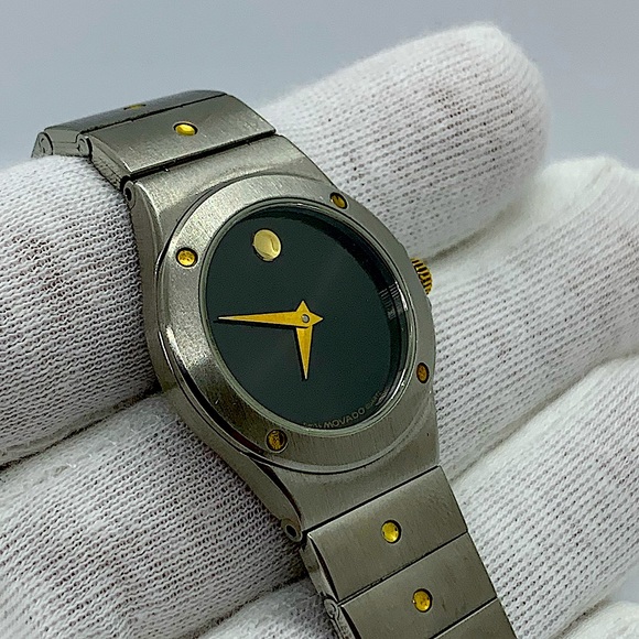 Movado ladies watch v96 stainless steal band